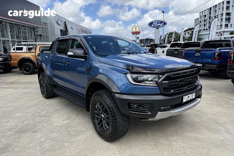 Blue 2020 Ford Ranger Double Cab Pick Up Raptor 2.0 (4X4)