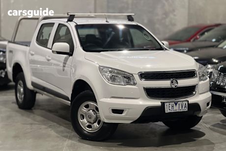 White 2014 Holden Colorado Crew Cab Pickup Ls (4X4)