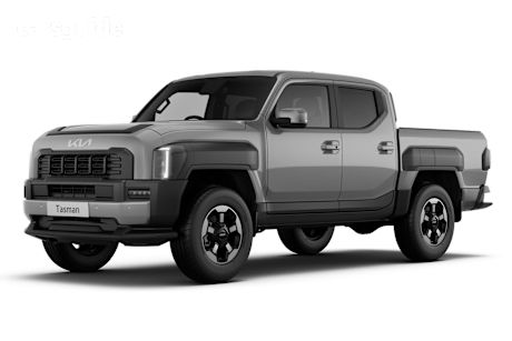 Grey 2025 Kia Tasman Double Cab Pick Up Sx+ (4X4) (Std) Black Fender