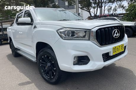 White 2018 LDV T60 Double Cab Utility Pro (4X4)