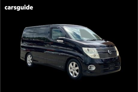 Black 2008 Nissan Elgrand Wagon