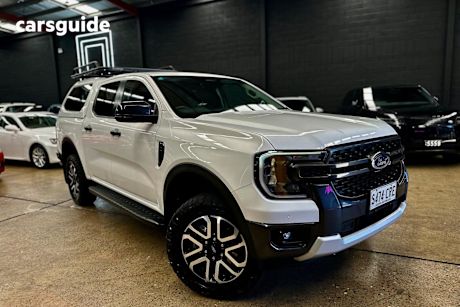 White 2022 Ford Ranger Double Cab Pick Up Sport 2.0 (4X4)