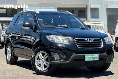 Black 2011 Hyundai Santa FE SUV ELITE CRDI (4X4)