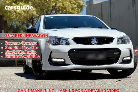 White 2017 Holden Commodore Sportswagon Ss-V Redline