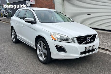 White 2011 Volvo XC60 Wagon D5 R-Design