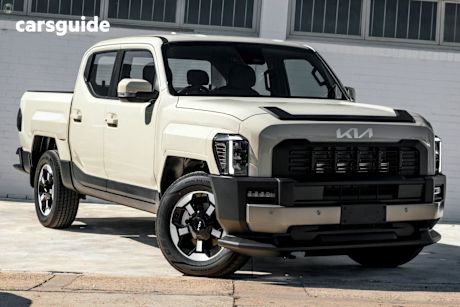 Beige 2025 Kia Tasman Double Cab Pick Up Sx+ (4X4) (Std) Black Fender