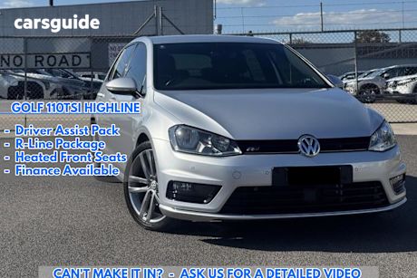 Silver 2017 Volkswagen Golf Hatchback 110 Tsi Highline