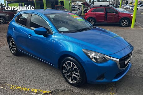 Blue 2014 Mazda 2 Hatchback Neo