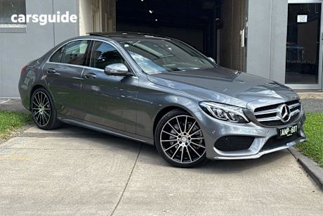 Grey 2017 Mercedes-Benz C200 Sedan