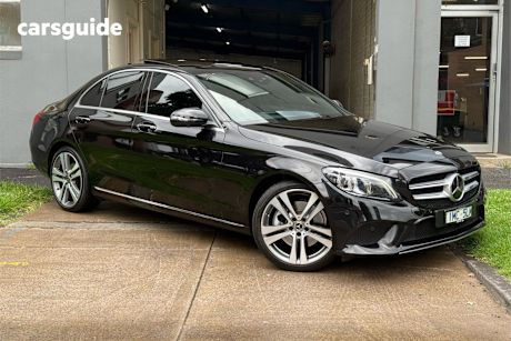 Black 2019 Mercedes-Benz C200 Sedan