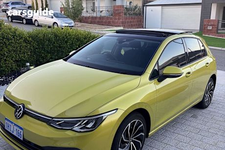 Yellow 2021 Volkswagen Golf Hatchback 110 Tsi Life