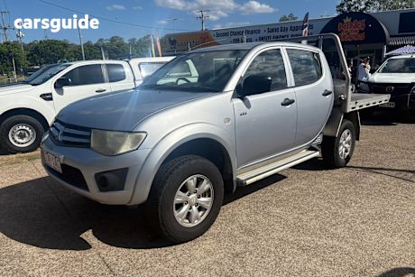 Silver 2014 Mitsubishi Triton Double Cab Utility Glx (4X4)