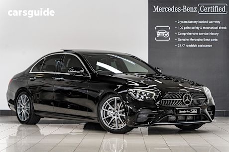 Black 2021 Mercedes-Benz E200 Saloon
