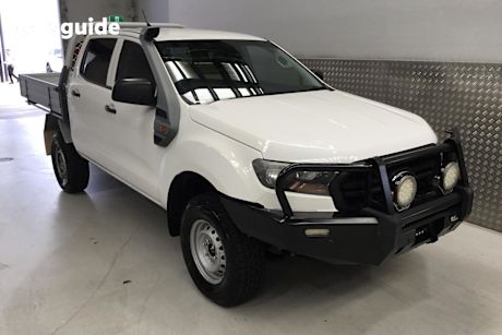 White 2021 Ford Ranger Double Cab Chassis Xl 3.2 (4X4)