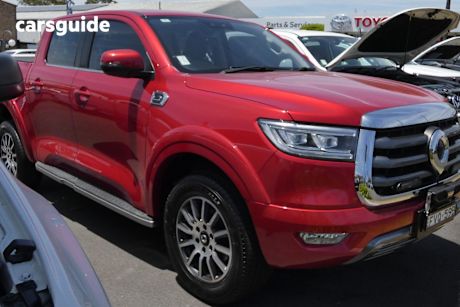 Red 2022 GWM UTE Dual Cab Utility Cannon (4X4)