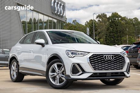 White 2024 Audi Q3 Sportback 35 Tfsi S Line