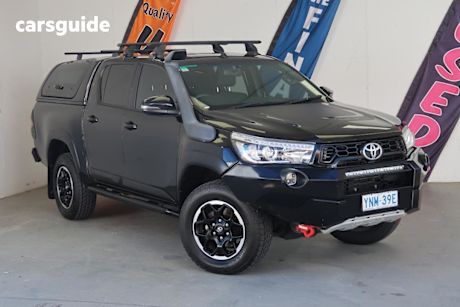 Black 2019 Toyota Hilux Ute Tray