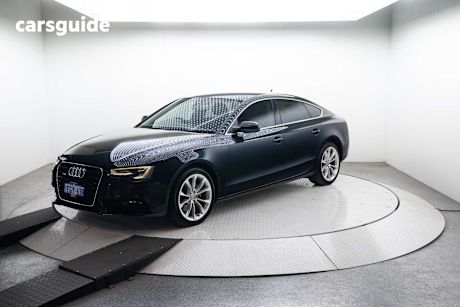 Blue 2012 Audi A5 Hatchback Sportback 3.0 Tdi Quattro