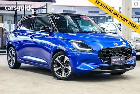 Blue 2024 Suzuki Swift Hatchback Hybrid Glx