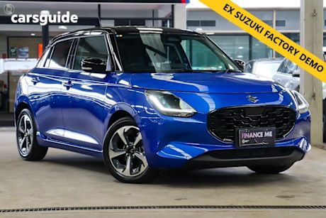 Blue 2024 Suzuki Swift Hatchback Hybrid Glx