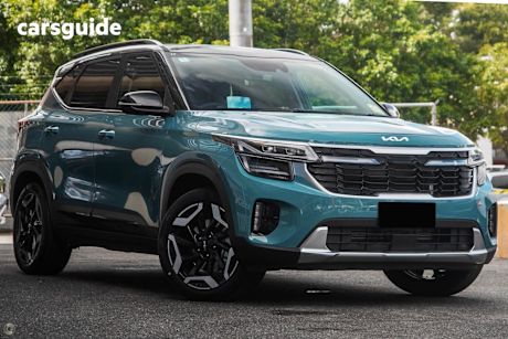 Blue 2025 Kia Seltos Wagon Gt-Line (Awd) (Two-Tone)