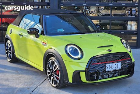Yellow 2022 Mini Convertible Convertible Jcw Classic