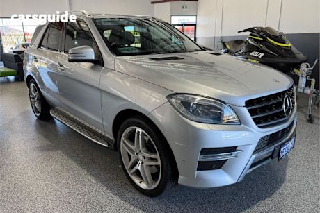 Silver 2013 Mercedes-Benz ML SUV ML350 BLUETEC 4X4