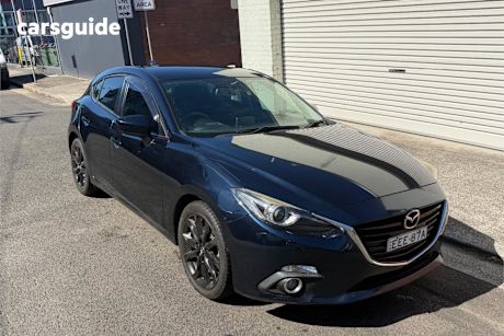 Blue 2014 Mazda 3 Hatchback Sp25 Gt