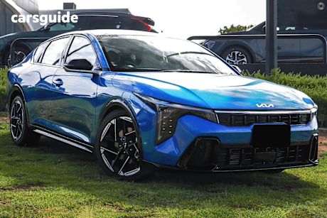 Blue 2025 Kia K4 Sedan Sport
