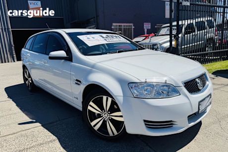 White 2013 Holden Commodore Sportswagon Omega (Lpg)