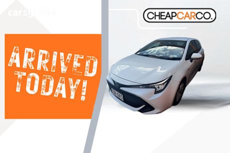 White 2019 Toyota Corolla Hatchback Ascent Sport (Hybrid)