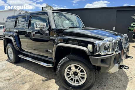 Black 2007 Hummer H3 Wagon Luxury
