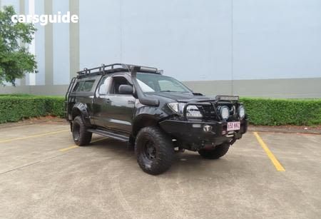 Black 2008 Toyota Hilux X Cab Cab Chassis Sr (4X4)