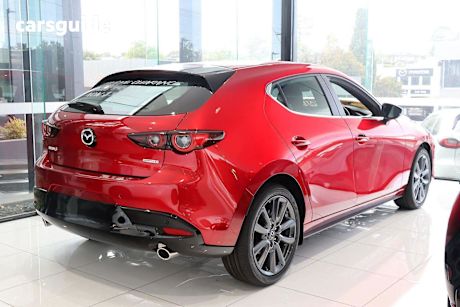 Red 2024 Mazda 3 Hatchback G20 Evolve