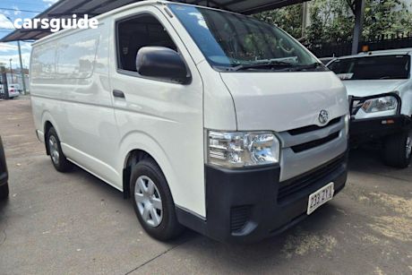 White 2018 Toyota HiAce Van Lwb