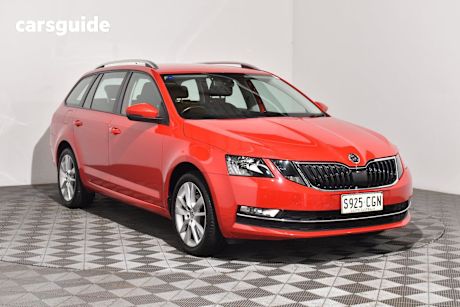 Red 2020 Skoda Octavia Wagon 110 Tsi Base