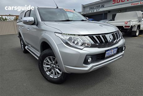 Silver 2017 Mitsubishi Triton Dual Cab Utility Gls (4X4)