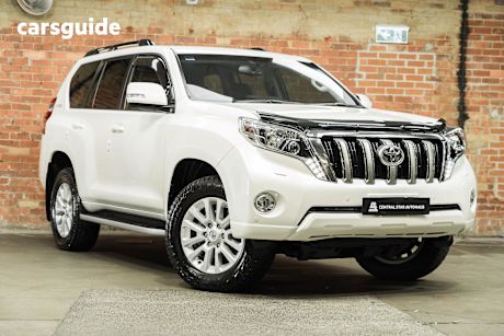 White 2017 Toyota Landcruiser Prado Wagon Vx (4X4)