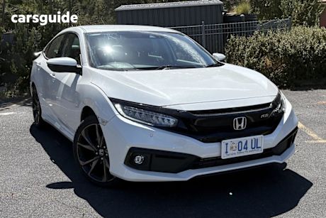White 2019 Honda Civic Sedan Rs