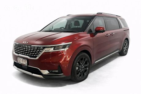 Red 2022 Kia Carnival Wagon Platinum