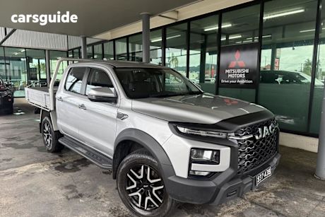 Silver 2024 JAC T9 UTE Dual Cab Pick-up Oasis (4X4)