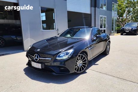 Black 2019 Mercedes-Benz SLC200 Roadster