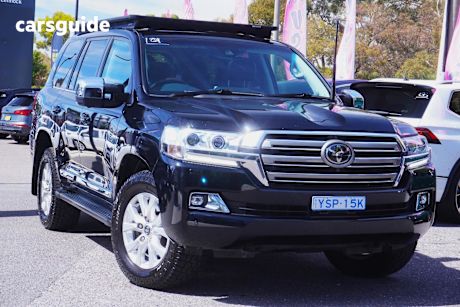 Black 2020 Toyota Landcruiser Wagon Lc200 Sahara (4X4)