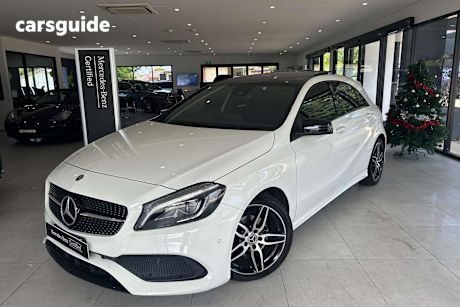 White 2017 Mercedes-Benz A180 Hatchback