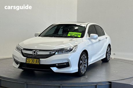 White 2019 Honda Accord Sedan Vti-L