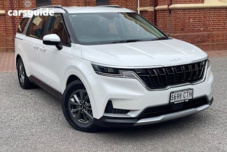 White 2022 Kia Carnival Wagon S