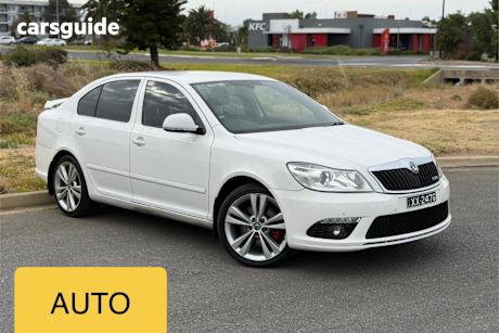 White 2012 Skoda Octavia Liftback Rs 147 Tsi