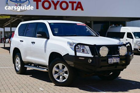 White 2009 Toyota Landcruiser Prado SUV GX 4X4