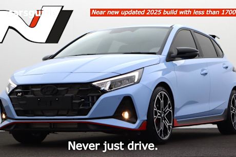 Blue 2025 Hyundai I20 Hatchback N