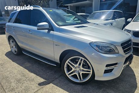 Silver 2013 Mercedes-Benz ML SUV ML350 BLUETEC 4X4